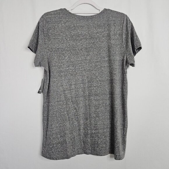 NWT TORRID T-Shirt Top GRAY size 0 L 12 Red Wine & Brews Flag Patriotic Fun Cute - Picture 6 of 6